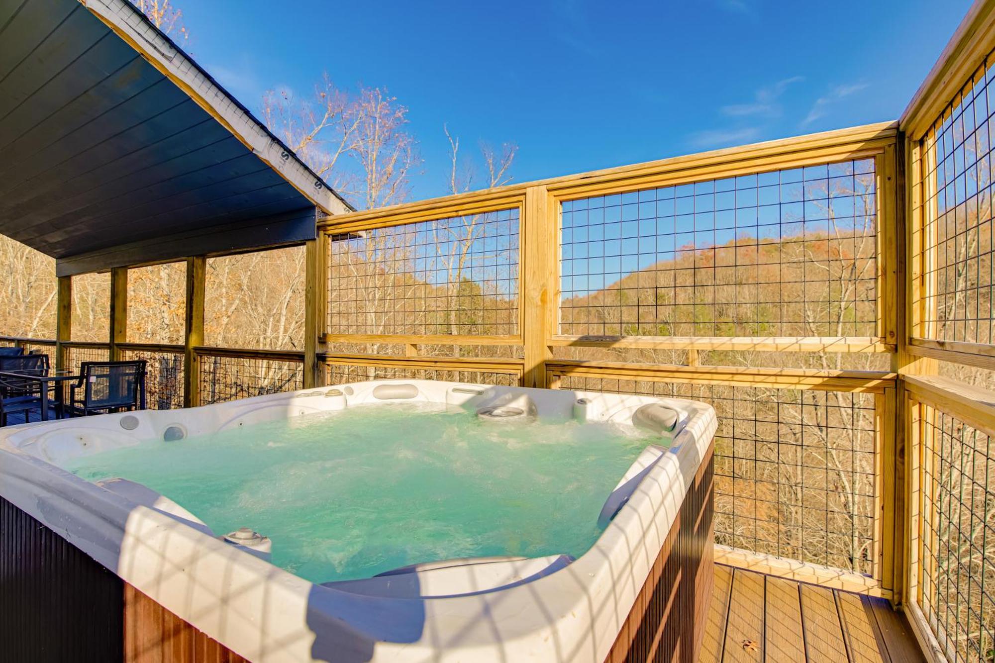 Gatlinburg Cabin With Game Room, Hot Tub And Mtn Views Exterior foto